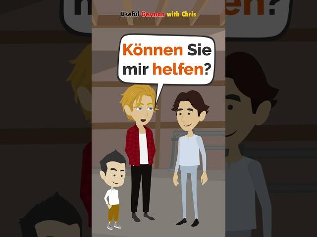 Kannst du mir helfen? - Deutsch lernen