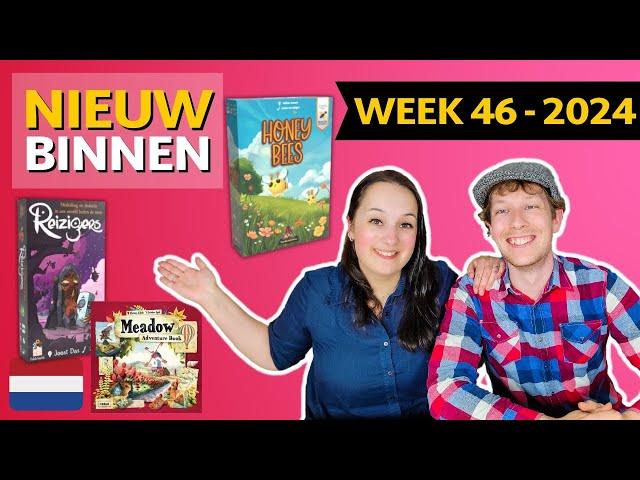 Nieuw binnengekomen bordspellen! - Week 46, 2024