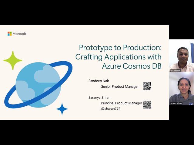 Prototype to Production: Crafting Applications with Azure Cosmos DB - Part 1