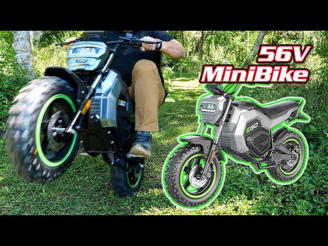 The QUIET RIPPER! EGO 56V Mini Bike [MB1000]