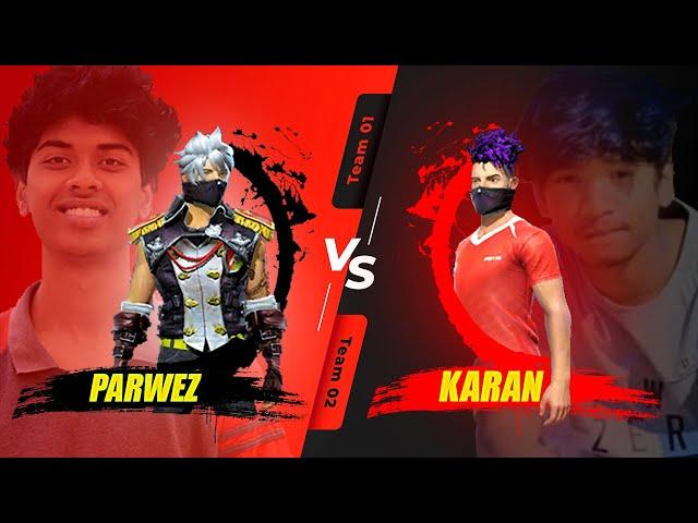 Parwez vs Karan @P.K.GAMERS Epic Fight | 1 vs 1 Clash Squad - Who Will Win | Garena Free Fire