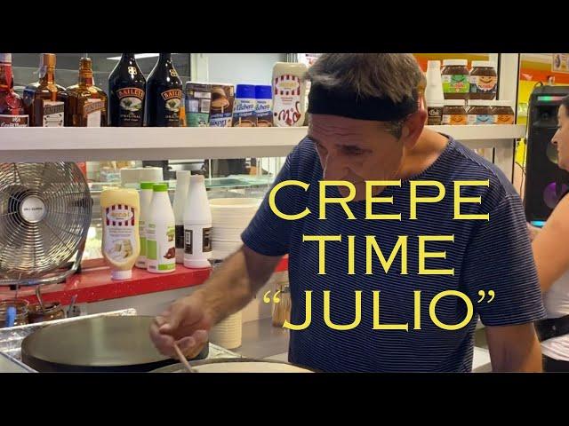 CREPE time with JULIO!!! Famous Alcudia