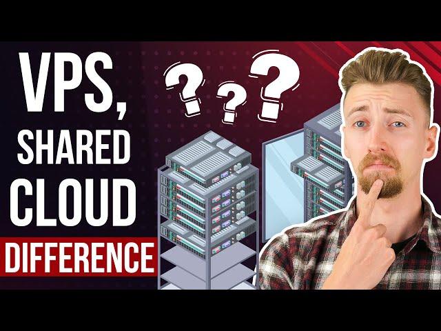 Shared Hosting vs VPS vs Cloud Hosting - What's The Difference?