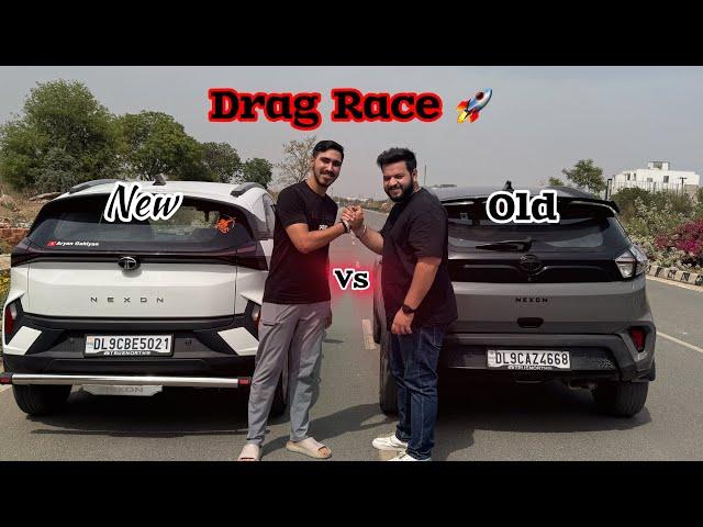 Tata Nexon 2024 vs 2022 : Drag Race | petrol vs petrol  | Takkar Ka Muqabla  #tatanexon