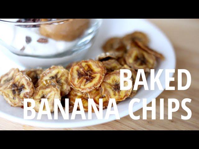 Baked Banana Chips