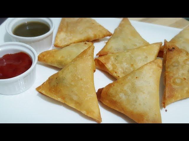 CHINESE SAMOSA (Ramadan Special) by (YES I CAN COOK) #Samosa #TikkaSamosa #ChineseSamosa