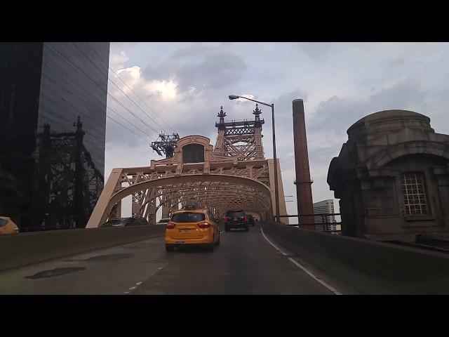 Driving from Hell's Kitchen in Manhattan to Jackson Heights in Queens,New York