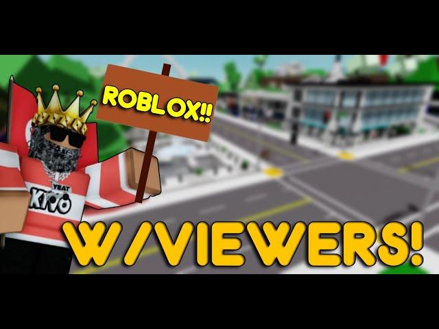 Roblox Live! Playing ANY GAMES with viewers!