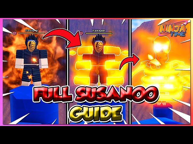 Ninja Time How To Get Full Susanoo Rib Cage Mode Fast + Full Guide! (NEW CODES)