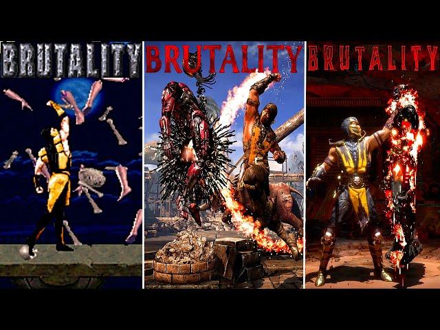 Mortal Kombat All Brutalities Ever Made