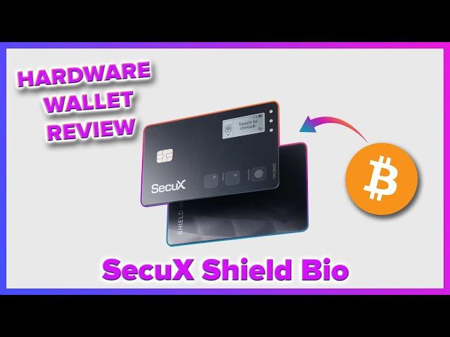 SecuX Shield Bio Wallet | Hardware Wallet Review