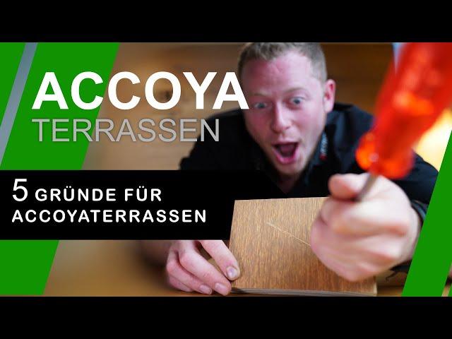 Accoya Holzterrassen - 5 Gründe für Accoya Terrassen