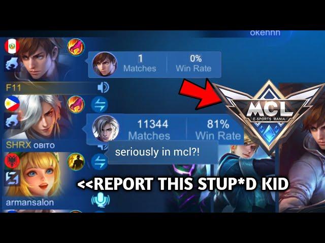 GUSION FAKE WR PRANK in MCL (pt11) THIS DUO INSULT MY GUSION