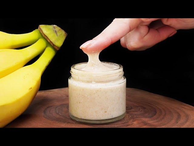 Banana Peel Erases all wrinkles on your face! 100 year old recipe! Banana peel for face!