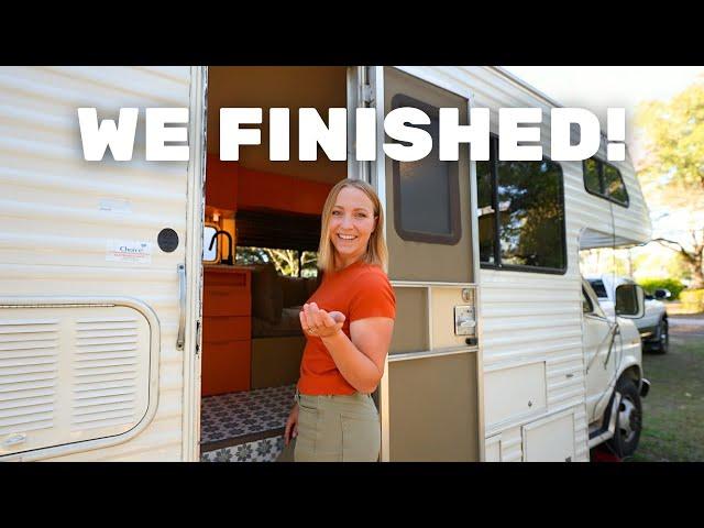 Tour The INSIDE Of Our Renovated RV [BEFORE & AFTER]