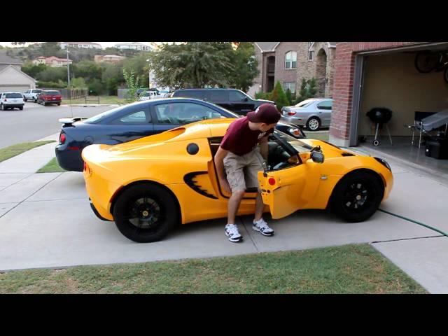 6'3" Cousin Getting into The Lotus Elise