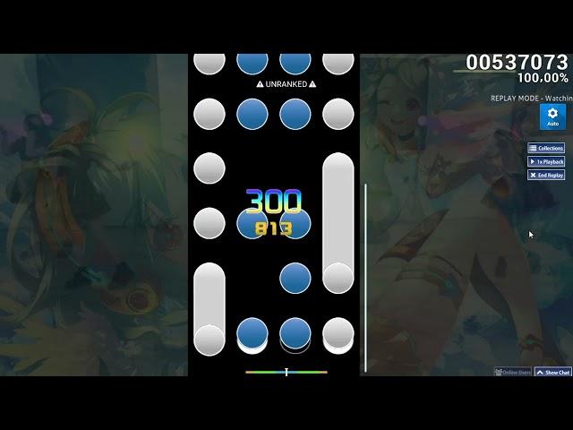 xi - FREEDOM DiVE (YURiMental Cover) (mintgaming) [mintgaming's maniamension] beatmap showcase