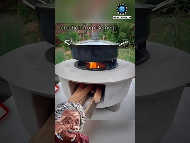 How To Make wood burning Stove using Cement #diy #diyprojects #diycrafts