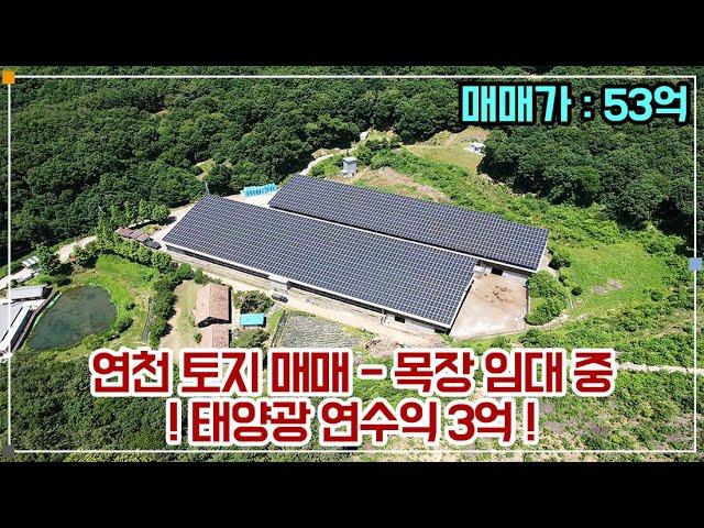 연천 토지 매매 - 목장 임대 중, 태양광 100kw 11개 포함 매각 (연수익 3억)