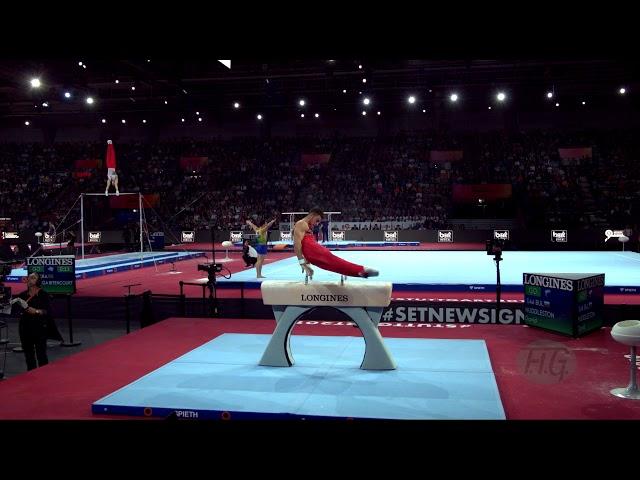 HUDDLESTON David (BUL) - 2019 Artistic Worlds, Stuttgart (GER) - Qualifications Pommel Horse