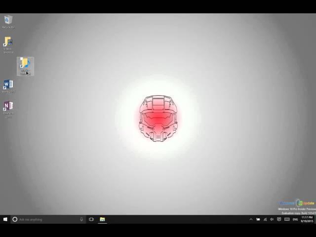 Windows 10 - Organizing items on the Desktop
