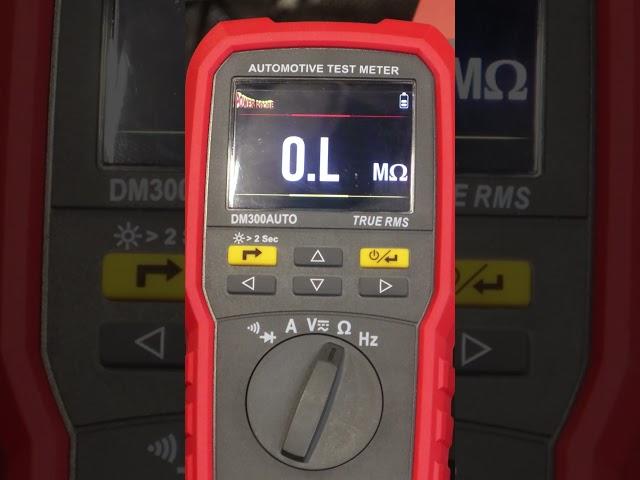 Advanced Ohmmeter Mode on the All New DM300AUTO!