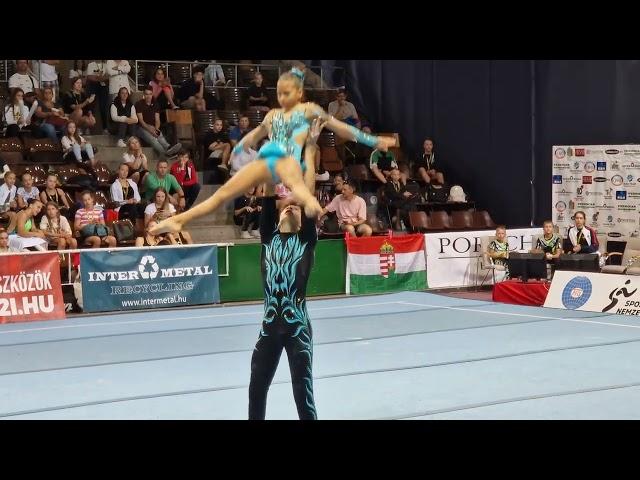 20230903 Budapest International Acro Cup - Final Müller Romnalin Khaohom- Eszter Márton Ágoston