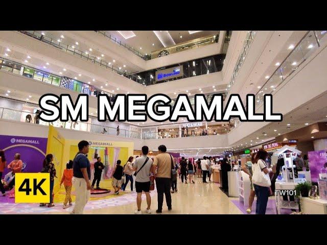 SM MEGAMALL Walking Tour 2024 | Supermalls in Philippines 4K