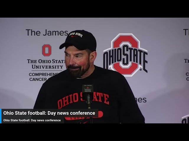 Full Ryan Day press conference after Michigan upsets Ohio State football, postgame player fight