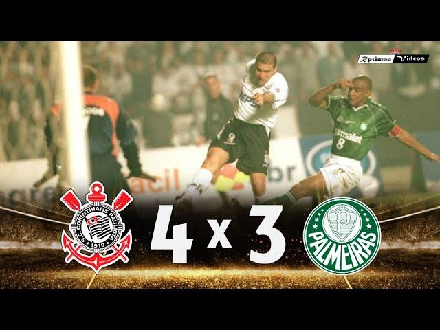 Corinthians 4 x 3 Palmeiras ● 2000 Libertadores Semifinal 1st Leg Extended Highlights & Goals HD