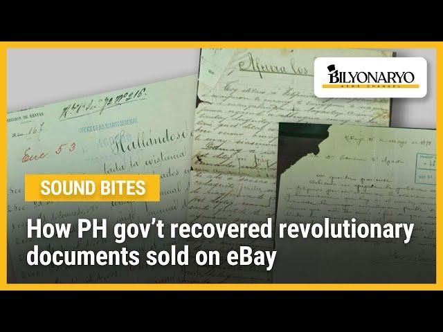 How PH gov’t recovered revolutionary documents sold on eBay