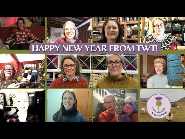 Happy New Year from The Woolly Thistle! Knitting 2024 in Review #knitting #knittinginspiration #knit