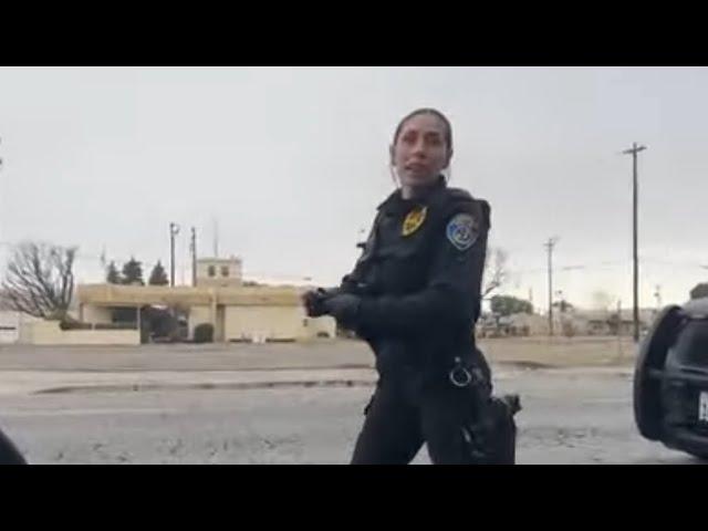 Female Officer Gets Owned