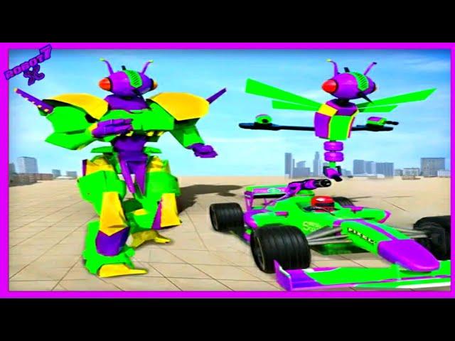 Dragon Butterfly Robot Transform: Robot Car Games Android gameplay