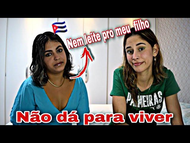 Minha cunhada conta porque fugiu de Cuba pro Brasil | Triste   #vidaemcuba