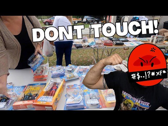 Don't Do this at a Garage Sale! She tried to take my items!