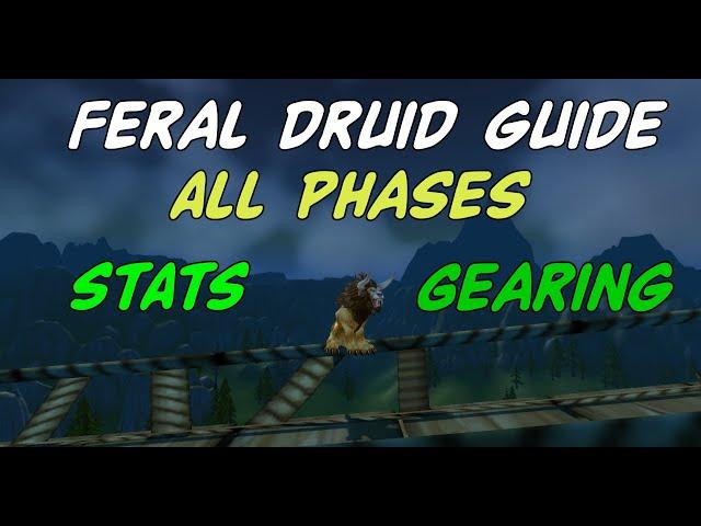 Feral Stats Guide | Season Of Discovery | Be TOP DPS |  #classicwow prebis bis