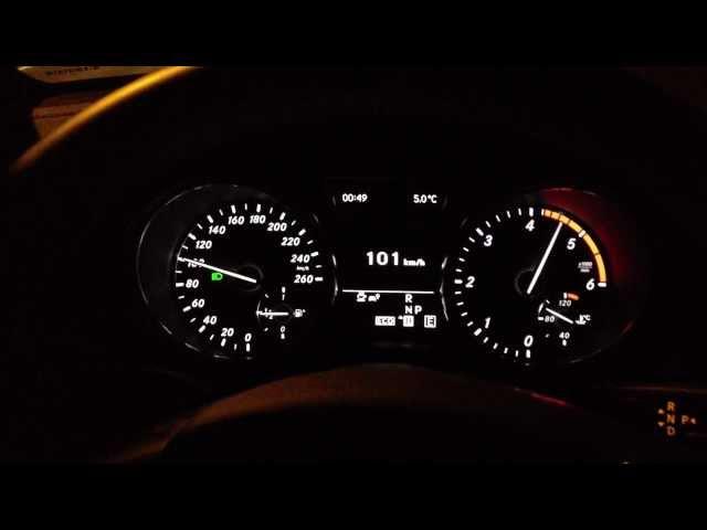 Mercedes ML 250 2012 - 0 to 100 km/h - acceleration