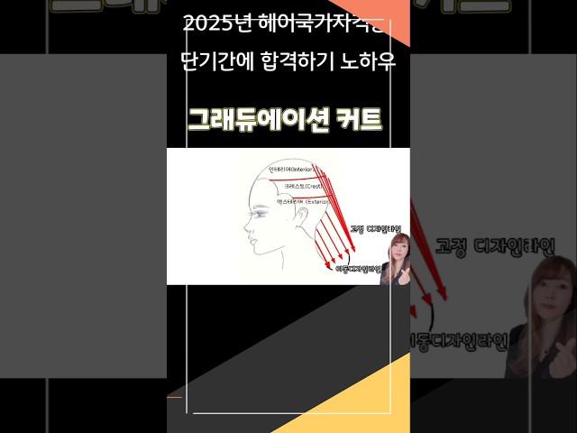 그래듀에이션커트 이동디자인라인 2025년 헤어국가자격증 단기간에 합격하기 노하우  제2과제-헤어커트  #헤어국가자격증 #그래듀에이션커트  #헤어커트#1인미용실 #헤어미용