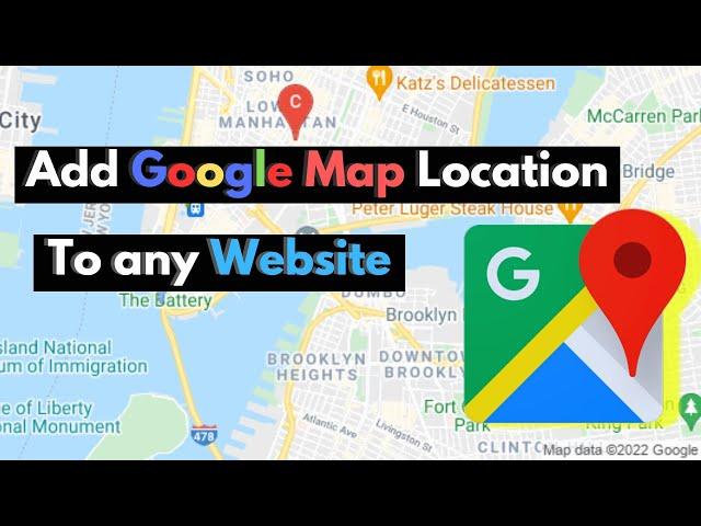 How to Add a Google Map Location to a Website