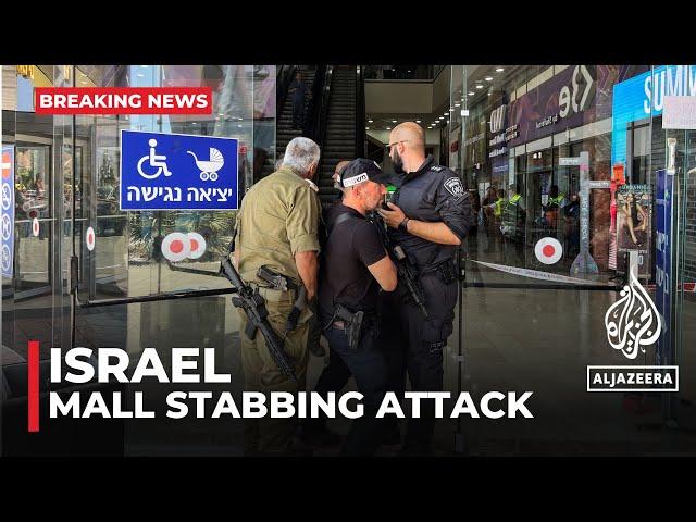 At least two people injured in a stabbing attack in Israeli mall