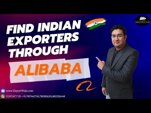 How to find Indian Exporters through Alibaba | English | Ankit Sahu |