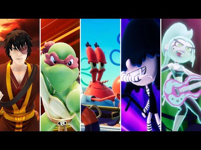 Nickelodeon All-Star Brawl 2 - All Characters Final Smashes