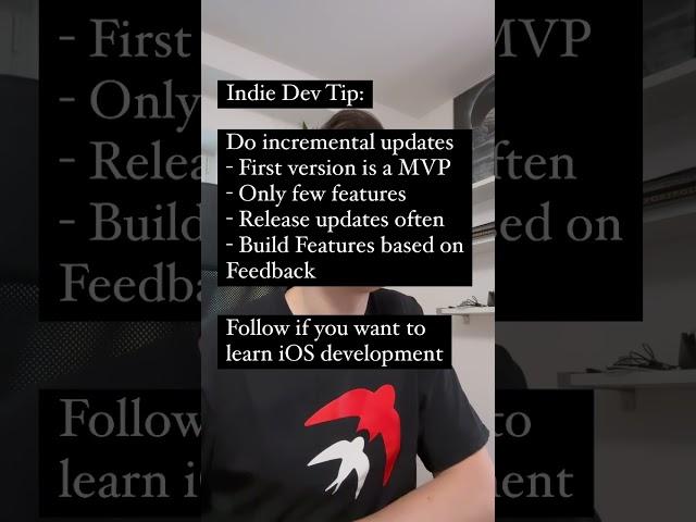 Tip for indie developers #shorts #swiftui #xcode #appledeveloper #appstore #indiedeveloper