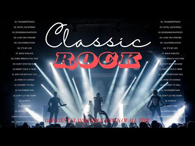 Aerosmith, Nirvana, ACDC, Queen, Bon Jovi, Scorpions, Guns N Roses Best ClassicRock Of 70s 80s 90s