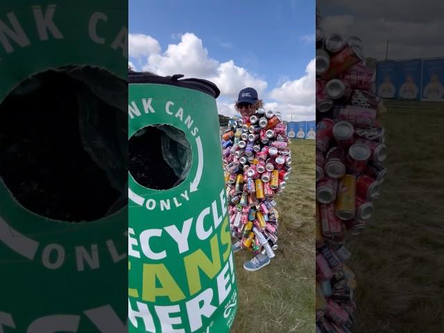 No canny mascots were harmed in the making of this video… but plenty of drink cans were recycled! ️