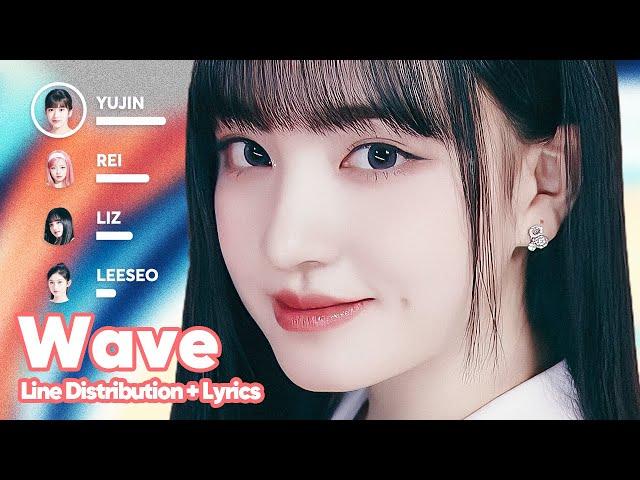 IVE - WAVE (Line Distribution + Lyrics Karaoke) PATREON REQUESTED