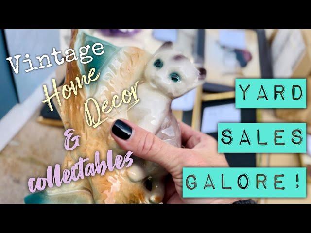 YARD SALE Day! / TREASURE Hunting For VINTAGE HOME DECOR & collectables