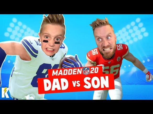 Dad vs Son in MADDEN NFL Football