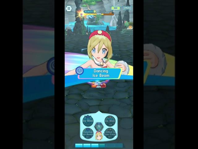 [Pokémon Masters EX] Irida 3/5 EX R +6NRG soloes Azelf